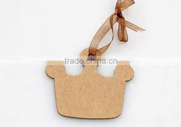 Recycled Kraft Paper Hang Tags for Lady's Clothing