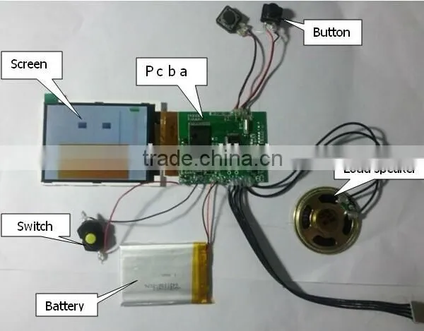 Video in Print Greeting/brochure Card Pcb Tft Lcd Module photo-2