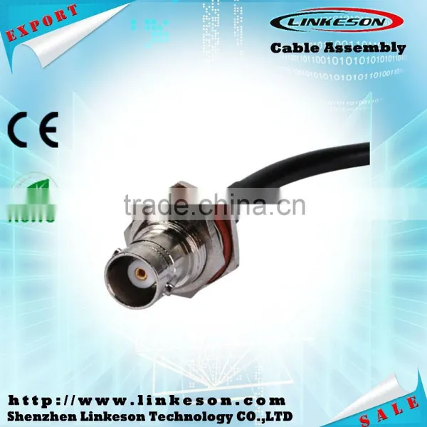 BNC Female O-ring Bulkhead to SMA Female Bulkhead Pigtail Cable KSR195 photo-2