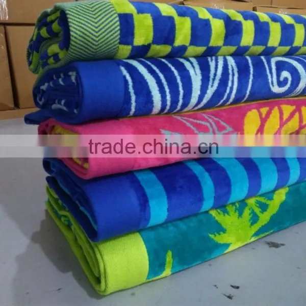 HIGH QUALITY VELOUR BEACH TOWELS IN COTTON