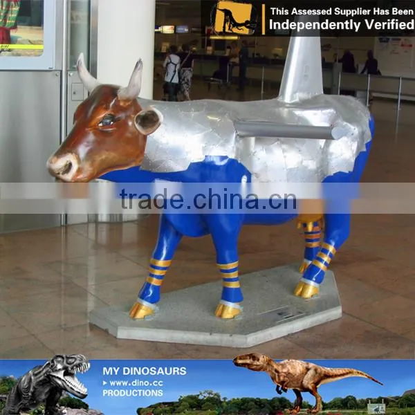My Dino-C046 Handmade Animated Life-size Fiberglass Cow Model photo-4