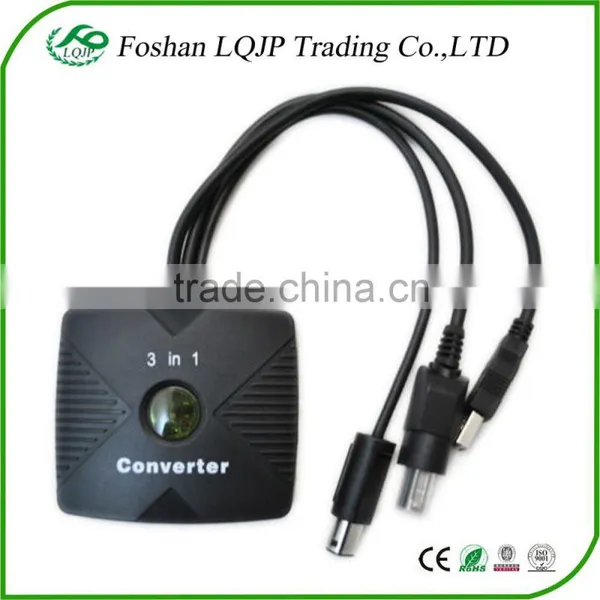 Converter Adapter 3 in 1for PSX for PS2 to for Xbox/PC USB/GameCube Converter Adapter Cable for Sony for PS2 Controller