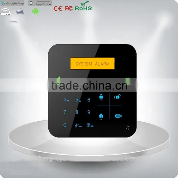 Smart Touch Keypad CE Approved 850/900/1800/1900MHz Intelligent Gsm Home Alarm System photo-5