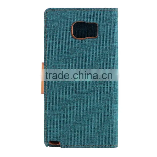 Mercury Goospery Canvas Jeans Diary Wallet Mobile Phone Flip Leather PU Cover Case for Samsung Galaxy Note 5 N920 photo-5