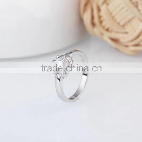 925 Sterling Silver Three Clovers Club Ring With Inlaid Zircon photo-4