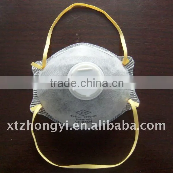 White Valve Active Carbon Face Mask
