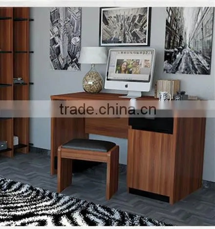 Chinese New Style Wood Grain Computer Desk for Home Furniture photo-2