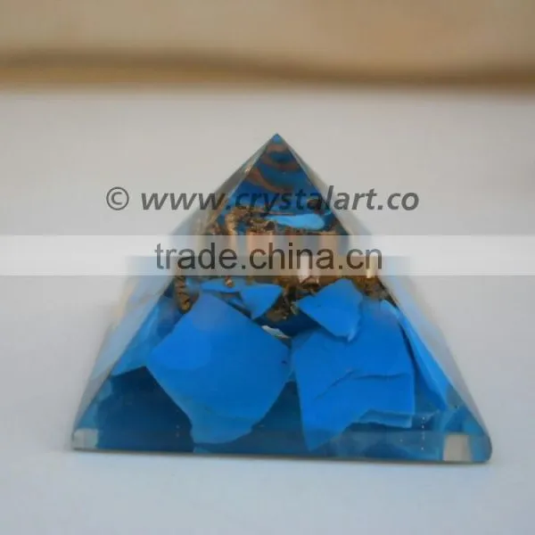 Turquoise Orgone Small Pyramid