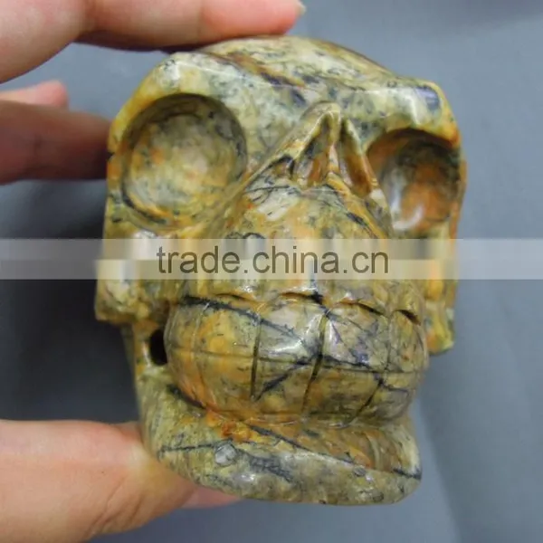Unique Human Anatomy Skull Fengshui Crystal Products Good for Home Decoration photo-3
