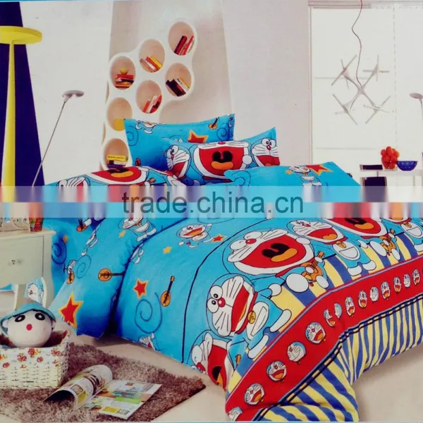 100% Microfiber Polyester Cartoon Pattern Printed Wrinkle Free Peach Skin Comforter Sets photo-3