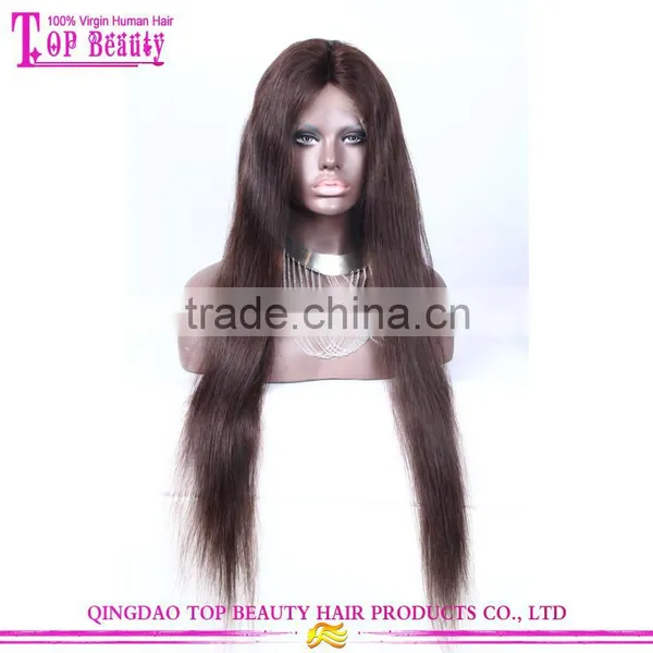 Unprocessed Brazilian Virgin Human Hair Wigs 28 Inch Straight Long Glueless Lace Front Wig photo-2