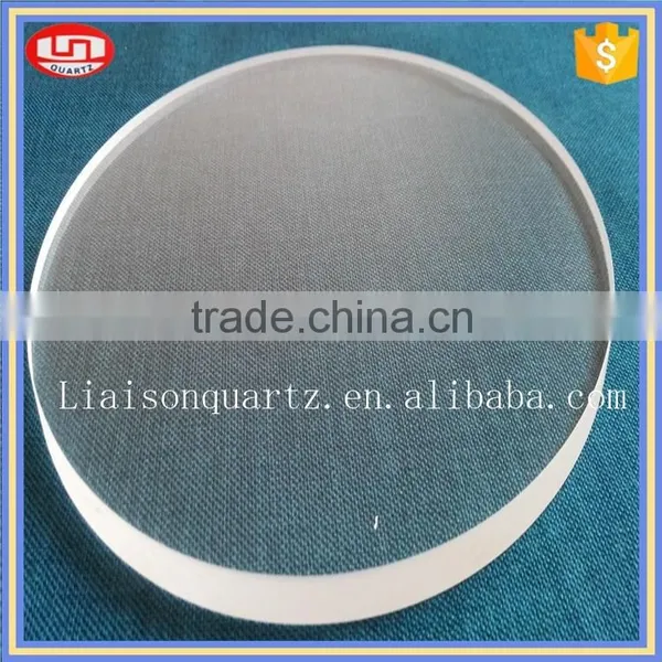 Round Silica Glass Clear Plate With Cheap Price