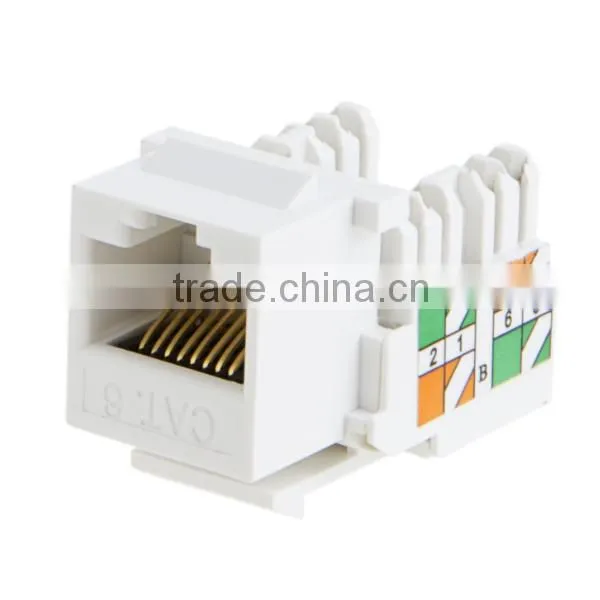 Factory Sales Best Price UTP CAT 5E Unshielded Keystone Jack for Cat 5e/6 Cables photo-3