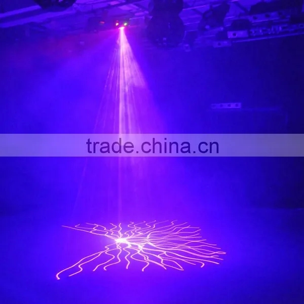 Single Tunnel Fat Beam 500mW Rose Laser Show dj Lighting photo-4