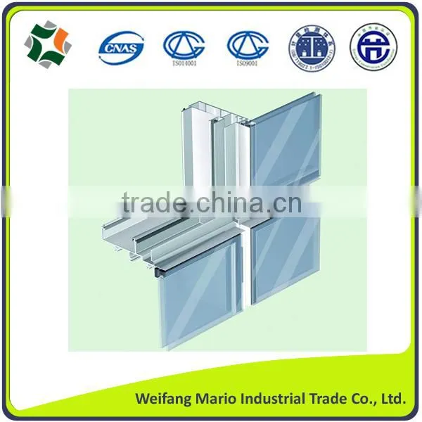 China Factory Top Quality Customed Aluminum Extrusion Curtain Wall Profiles photo-4