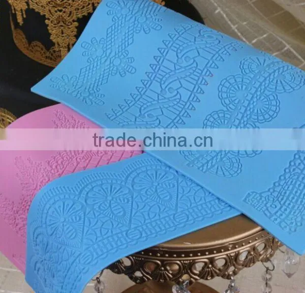 Fondant Cake Decoration Lace Mold Silicone Cake Lace Mat photo-4