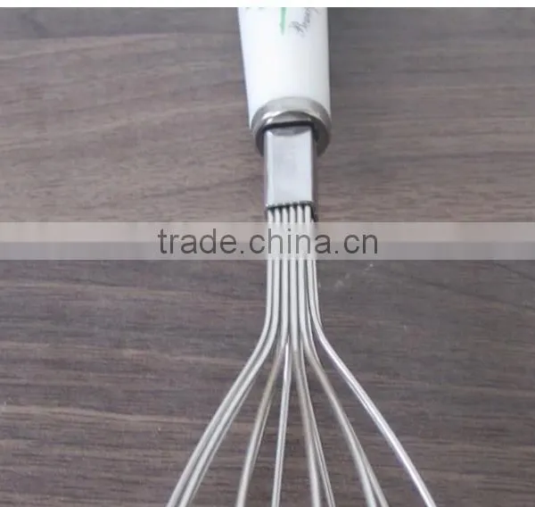 Egg Whisk DIY Hand Tools With Rose Handle Traycake Decorating Tool New Arrival Stainless Steel Egg Beaters photo-4