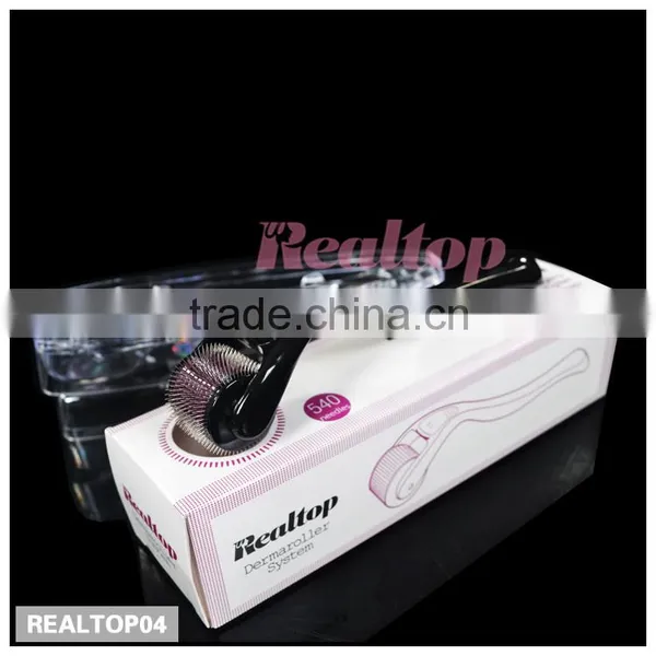 Realtop Medical Grade Dermaroller Derma Roller 540 Microneedling Pen / Meso Needles for Skin Whitening Pigment Removal photo-2