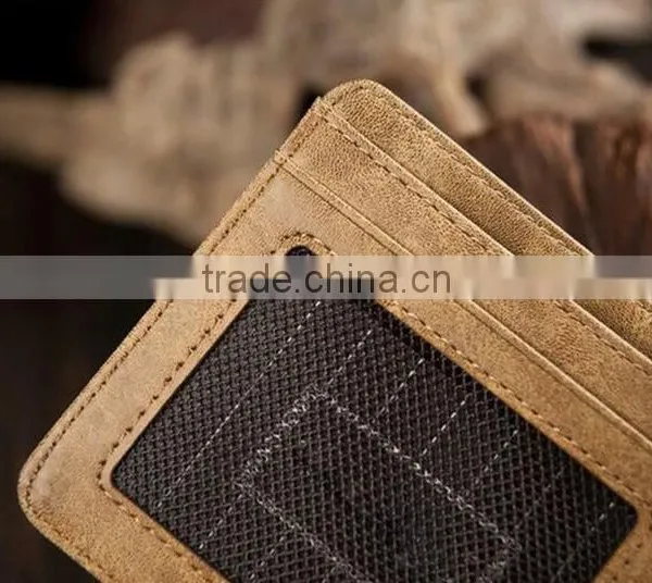 Canvas Multifunction Concise Card Package Smart Men Fashion Wallet photo-3