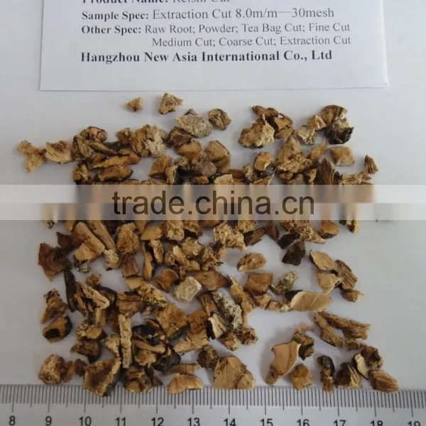 Tea Bag Cut ganoderma lucidum cut Reishi Tea Bag Cut F/C Fine Cut,T/B,Medium Cut, Coause Cut C/C,Extraction Cut EX