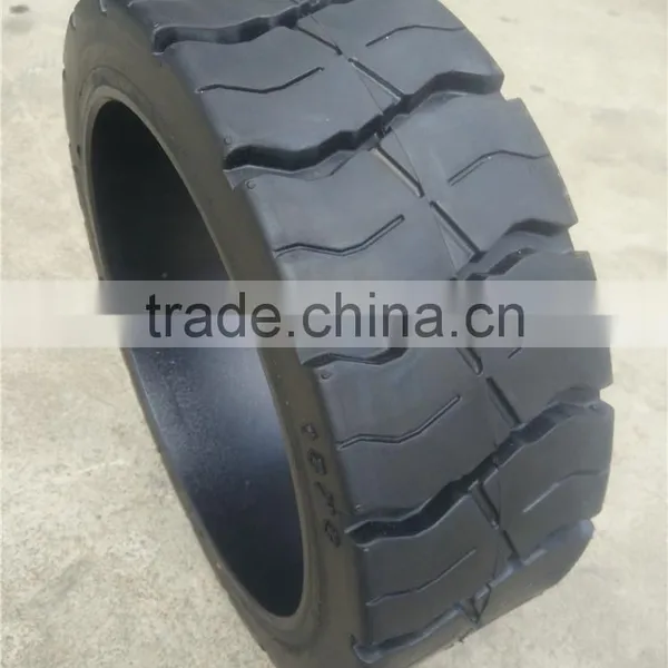 Swivel Press on Solid Rubber Tire for Trailer China Supplier photo-3