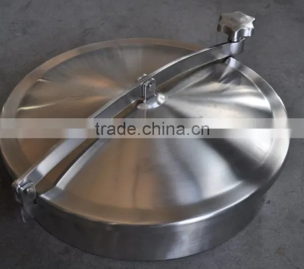 Industrial Stainless Steel Food Production Used Tank Manhole photo-4