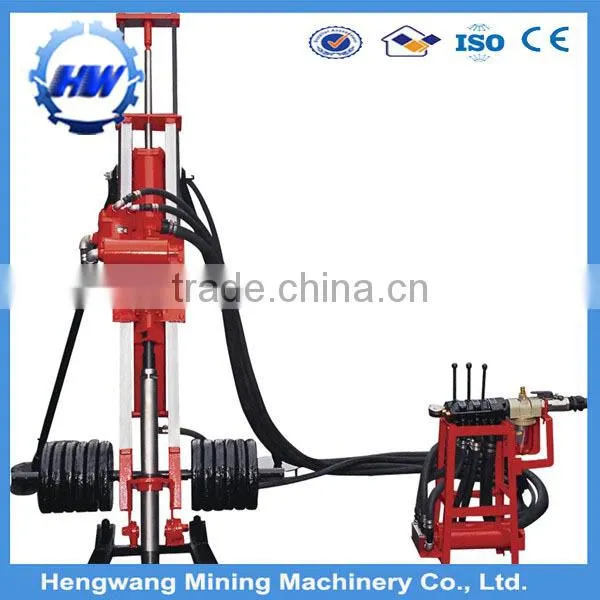 High Efficiency Diesel Air Compressor Portable Hydraulic Drilling Rig From China photo-3