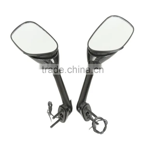 Carbon Fiber Side Pair Mirrors Signal For Suzuki GSXR1000 GSX-R 1000 05-15 06 07 photo-2