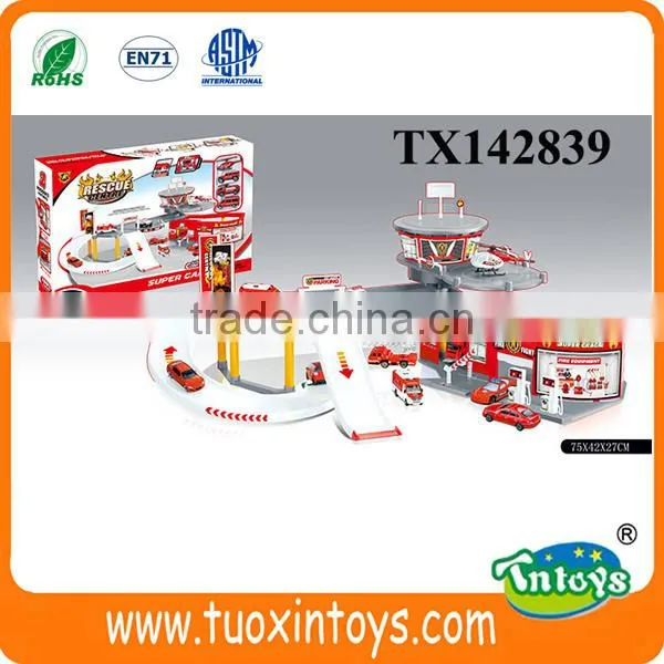 Kids Parking Garage for Police Cars Vehicle Toys photo-4
