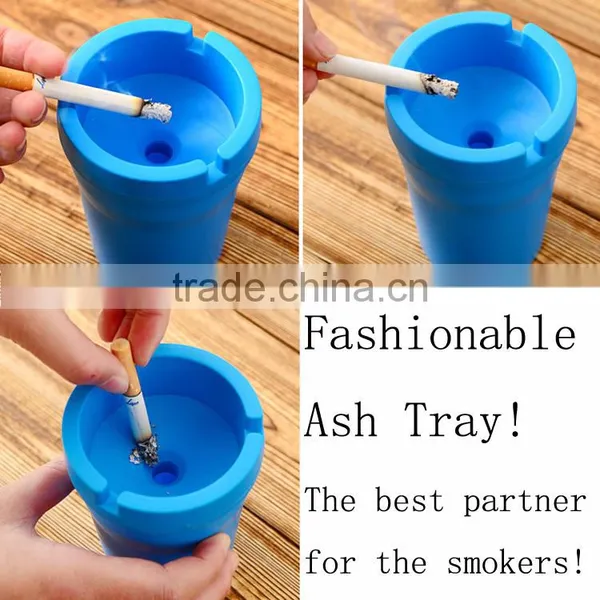 Portable Car Ash Tray for Car High Quality Plastic Ashtray Portable Ashtry Multi-color Car Ashtray Ash Tray photo-6
