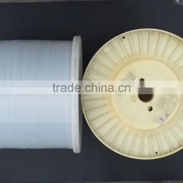 0.68mm White Polyester Monofilament Yarn for Zipper Teeth photo-3