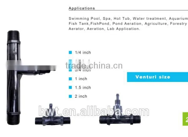 PVDF Ozone Water Purification Venturi for Home Water Treatment 1/4 Inch photo-4