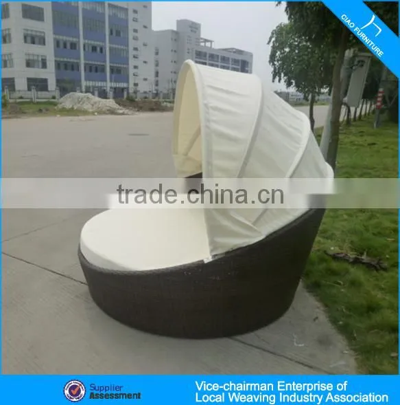Modern Synthetic Rattan Furniture Outdoor Hotel Wicker Sunbed (GB-10D) photo-3