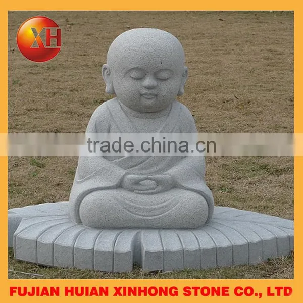 Tummy Sleeping Priestling Stone Statue for Home Decoration photo-4