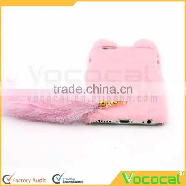 Fluffy Tail Cat Style Protective Case Cover Skin for IPhone 6 Plus / 6s Puls 5.5 Inches photo-5