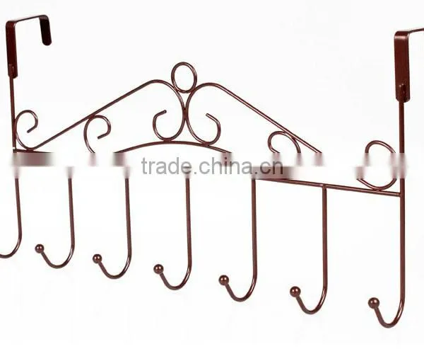 Store More Metal Wire Art 7 Rack Decorative Door Hook photo-2
