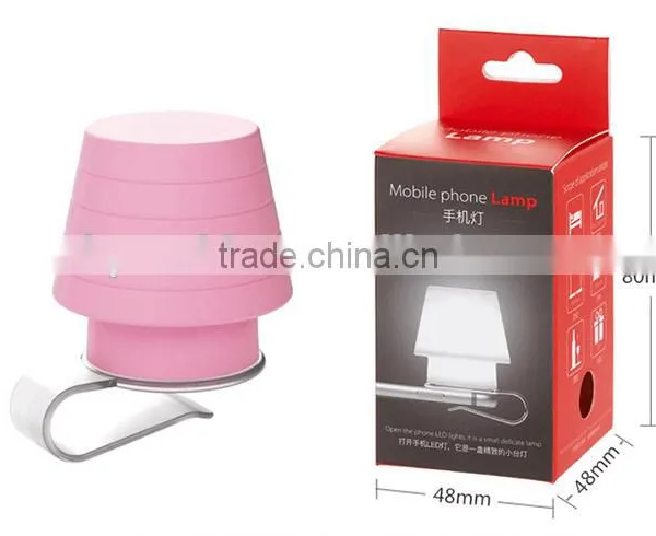 Promotional Silicone Mobile Phone Lampshade Phone Lamp Cover photo-4