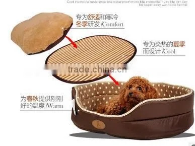 CY112 Soft Warm Indoor Portable Pets Dog Puppy Cat Bed Plush Cotton Mat Kennel Luxury Pet Bed photo-3