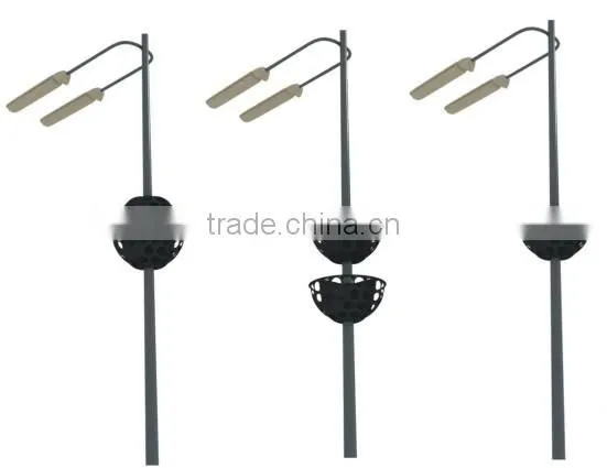 Lamp and Light Pole Decorative Square Round Plastic Gaint Flower Pot Liners photo-4