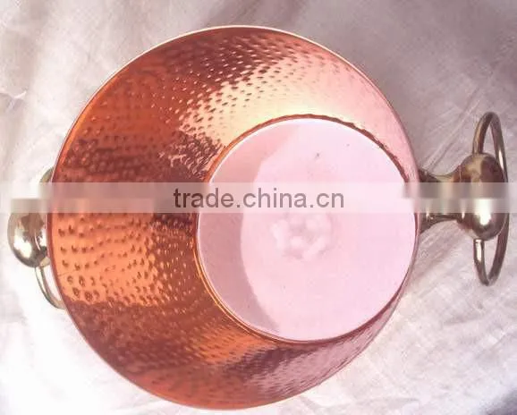 BPA FREE SOLID COPPER ICE BUCKET, 100% PURE COPPER WINE COOLER photo-5