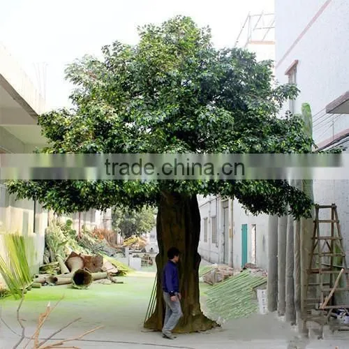 China Wholesa Decoration Tree /outdoor UV Proof Vivid Looking Bionic Barks Ornament Artificial Ficus Tree photo-5
