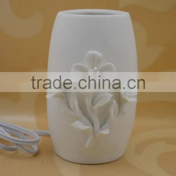 White Ceramic Table Lamp Different Size Factory Supply photo-6