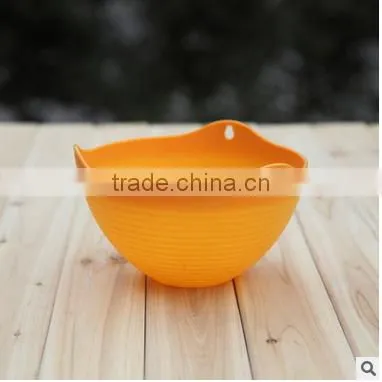 Home Garden Plastic Flower Pot Hanging Planter With Iron Chain photo-5