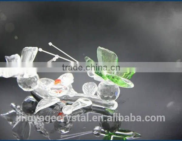 Crystal Islamic Art Transparent Unique Islamic Bird Model Corporate Crystal Gifts photo-3