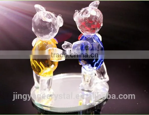 Romantic Crystal Couple Bears as the Best Crystal Wedding Present for 15th Wedding Anniversary photo-4