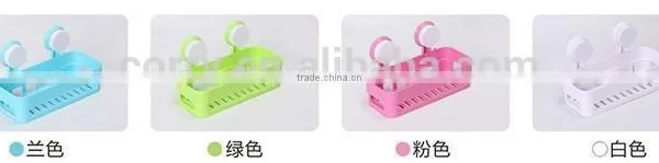 Plastic Storage Rack/kitchen Shelf With Strong Sucker photo-3