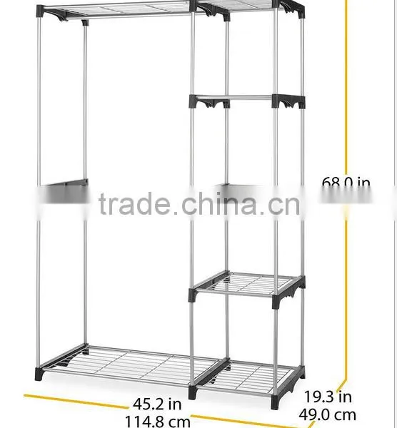 2017 Good Qulaity Non-Woven Fabric Portable Clothes /Storage/ Closet/ Folding Clothes Cabinet photo-5