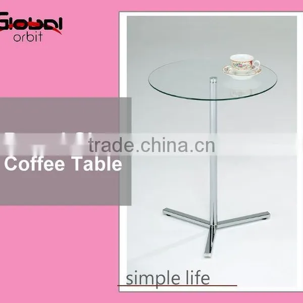 Tempered Glass Modern Design Small Square Table photo-2