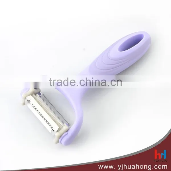 New Design Popular 3 in 1 Rotary Peeler,stainless Steel 3 Blades Vegetable Peeler (HPL-65) photo-3