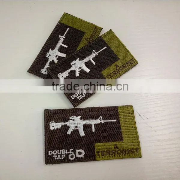 2017 Cheap Personalized Custom Design Iron on Embroidery Patches for Clothing photo-6